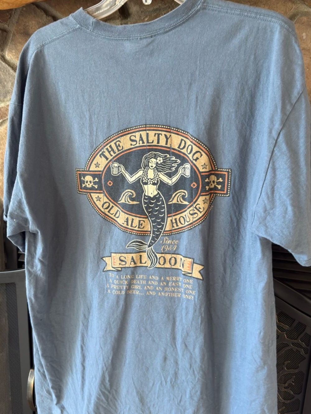 The Salty Dog Old Ale House Blue Graphic T‑Shirt